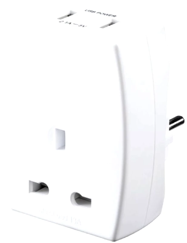 PoliHome Travel adaptor Alfaone ALTA-UK 2USB