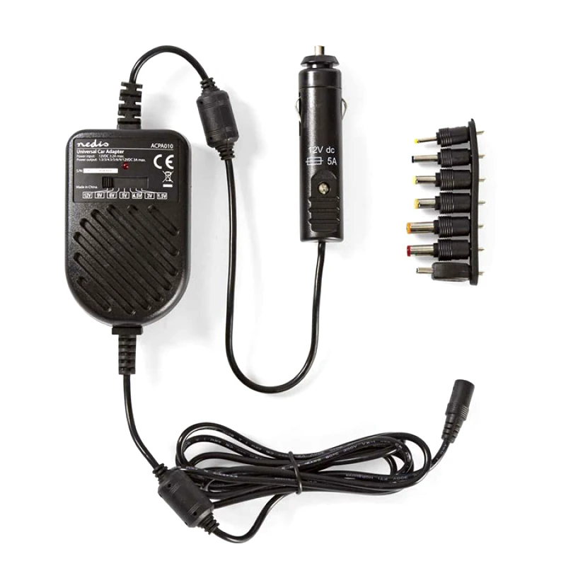 PoliHome Universal τροφοδοτικό Αυτοκινήτου 36W Nedis ACPA010 με έξοδο 1.5-12V
