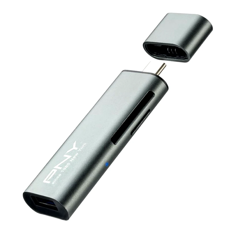 PoliHome Card reader PNY R-TC-UA-3N1E01-RB micro SD SD