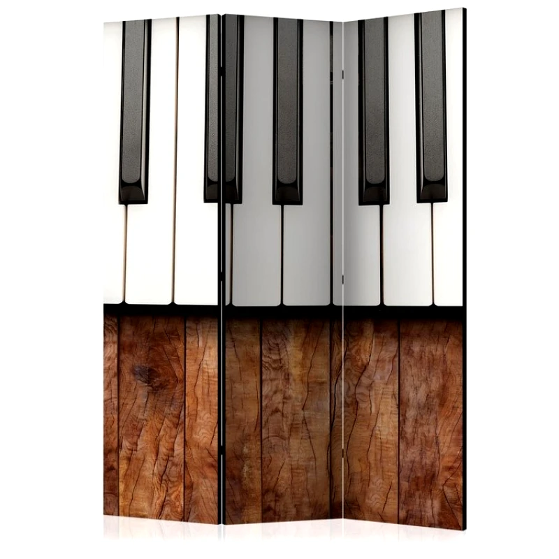 PoliHome Διαχωριστικό με 3 τμήματα - Inspired by Chopin - mahogany [Room Dividers]