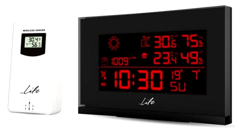 PoliHome Μετεωρολογικός σταθμός Life Tundra Curved 8C