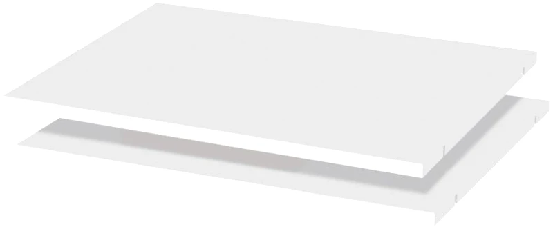 PoliHome Σετ 2 ράφια ντουλάπας Giallo