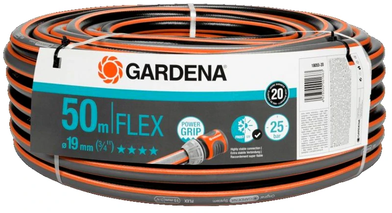 PoliHome Λάστιχο Gardena Comfort Flex 50m 19mm