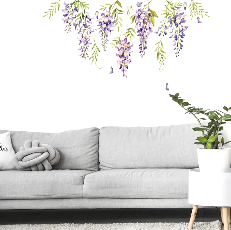 PoliHome Διακοσμητικά αυτοκόλλητα τοίχου Wisteria L
