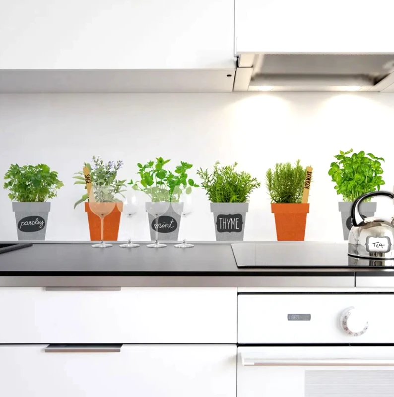 PoliHome Διακοσμητικά αυτοκόλλητα τοίχου Spices L