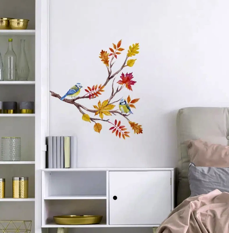 PoliHome Διακοσμητικά αυτοκόλλητα τοίχου Autumn Branch M