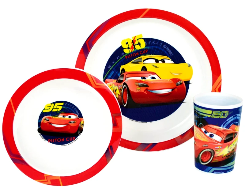 PoliHome Σερβίτσιο φαγητού Cars Ango
