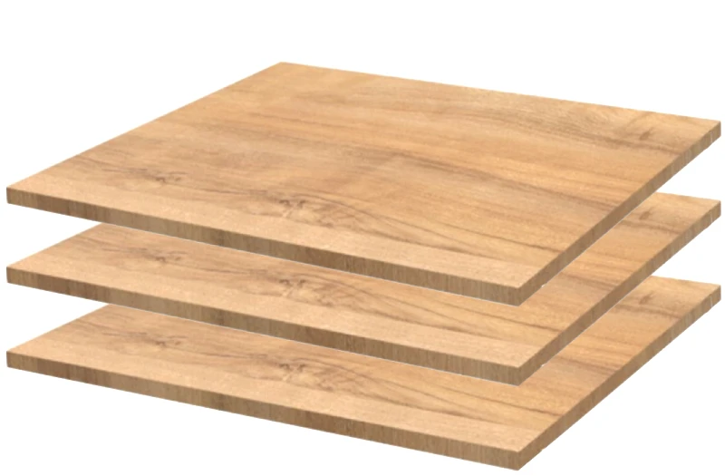 PoliHome Σετ 3 ραφιών για ντουλάπα Livinio L2