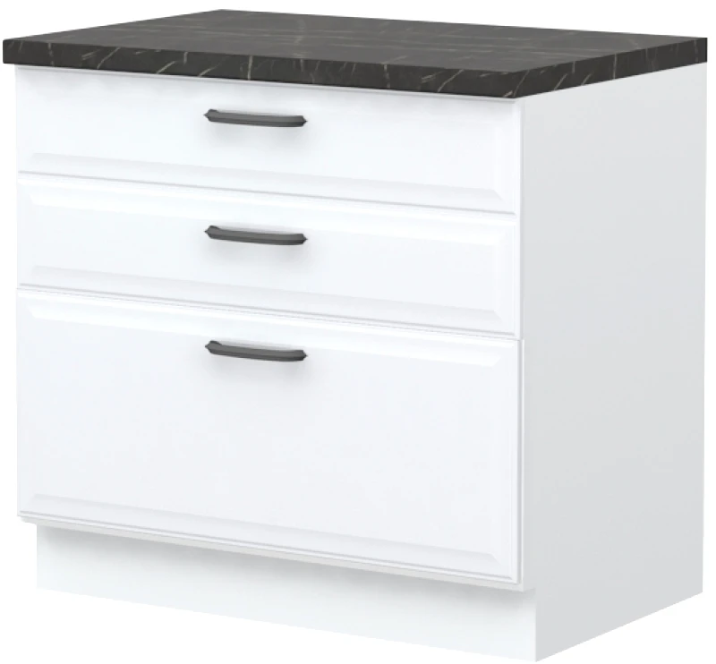 PoliHome Επιδαπέδιο ντουλάπι Evora R90-3F