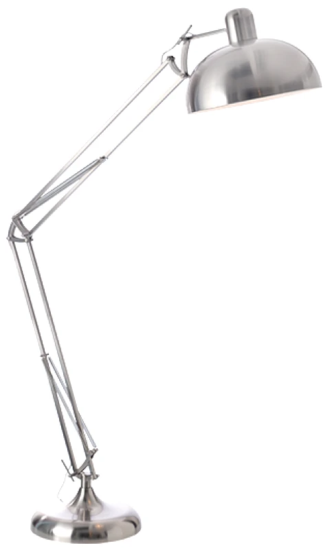 Επιδαπέδιο φωτιστικό Alpen-Ασημί φωτογραφία