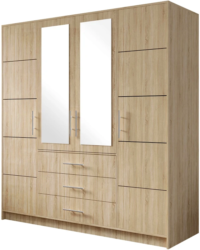 Ντουλάπα Bali 4D τετράφυλλη-Fusiko φωτογραφία