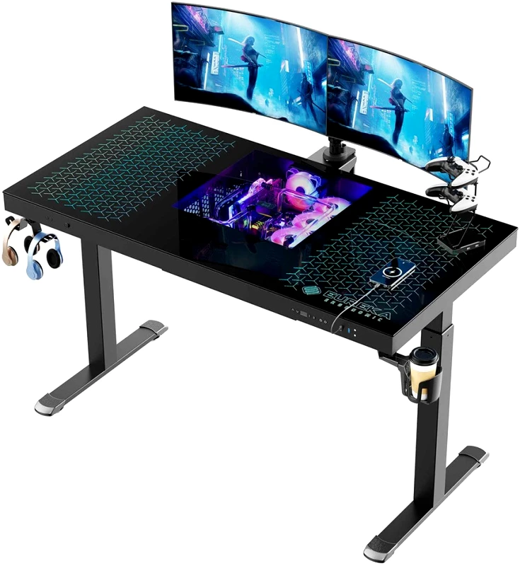 PoliHome Gaming Γραφείο - Eureka Ergonomic® ERK-GD-I55-B