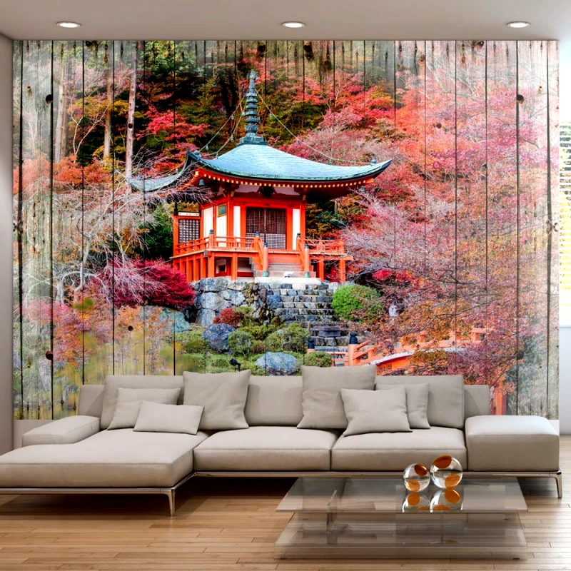 PoliHome Αυτοκόλλητη φωτοταπετσαρία - Autumnal Japan
