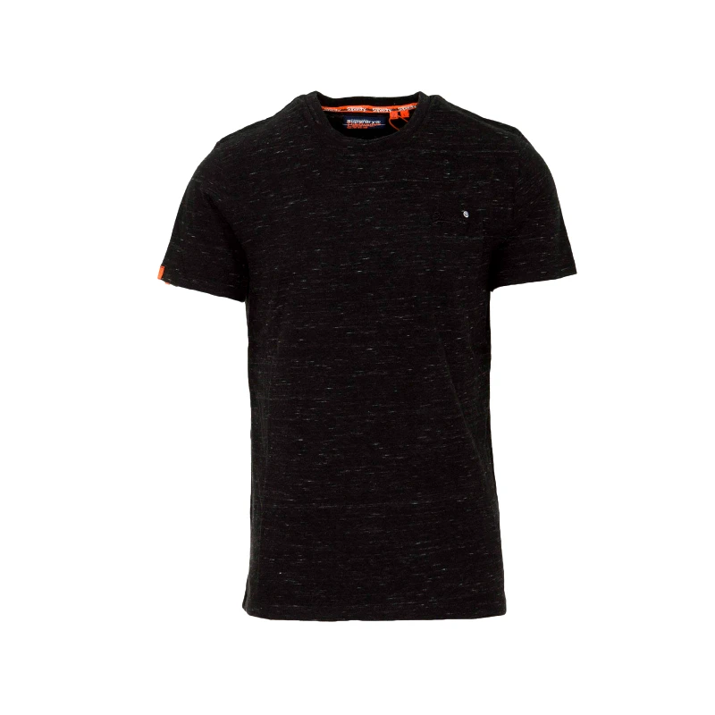 Superdry Superdry - D2 OL VINTAGE EMB CREW - VAST BLACK SPACE DYE