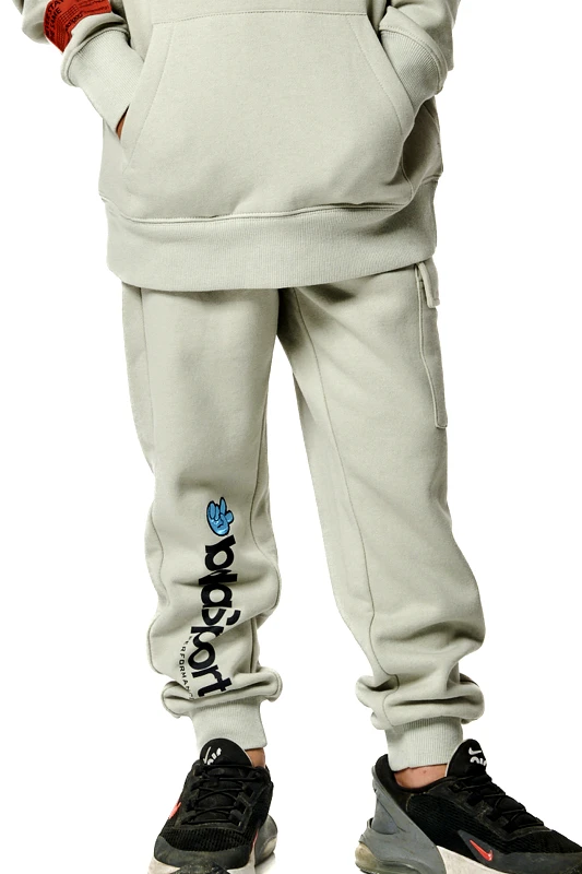 Body Action Body Action - BOY'S JOGGING PANTS - MIRAGE GREY