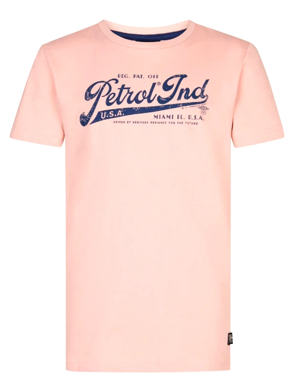 Petrol Petrol - ΜΠΛΟΥΖΑ Τ-SHIRT KM - 3171-Dusty Peac