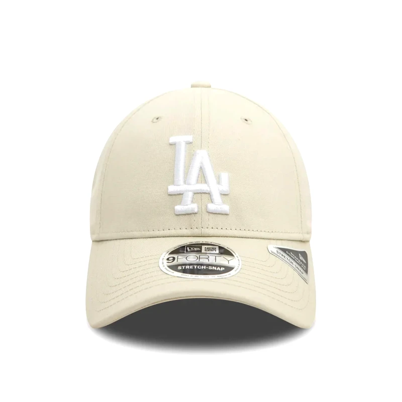New era New era - LA Dodgers MLB Cream 9FORTY Stretch Snap Adjustable Cap - 270/00M6