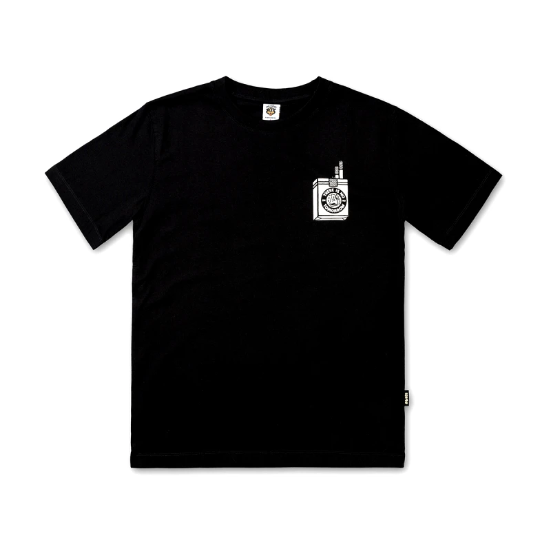 The Dudes The Dudes - THE DUDES TOO SHORT SMOKES T-SHIRT BLACK - BLACK