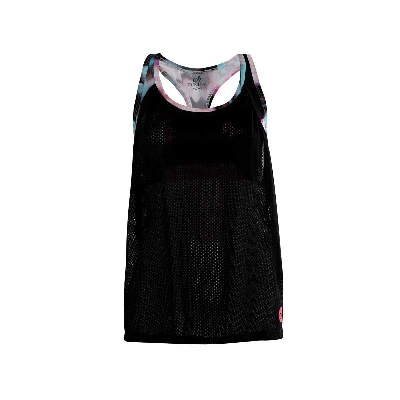 Deha Deha - LAYERED NET TANK TOP - 75731