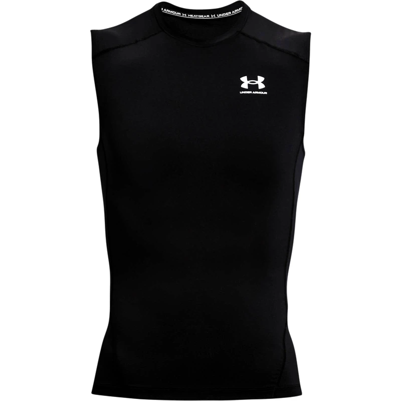 Under Armour Under Armour - Ανδρικό Αμάνικο HeatGear® - Black / / White