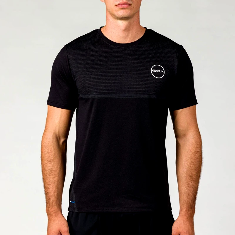Gsa Gsa - GSA MEN PERFORMANCE T- SHIRT. - JET BLACK