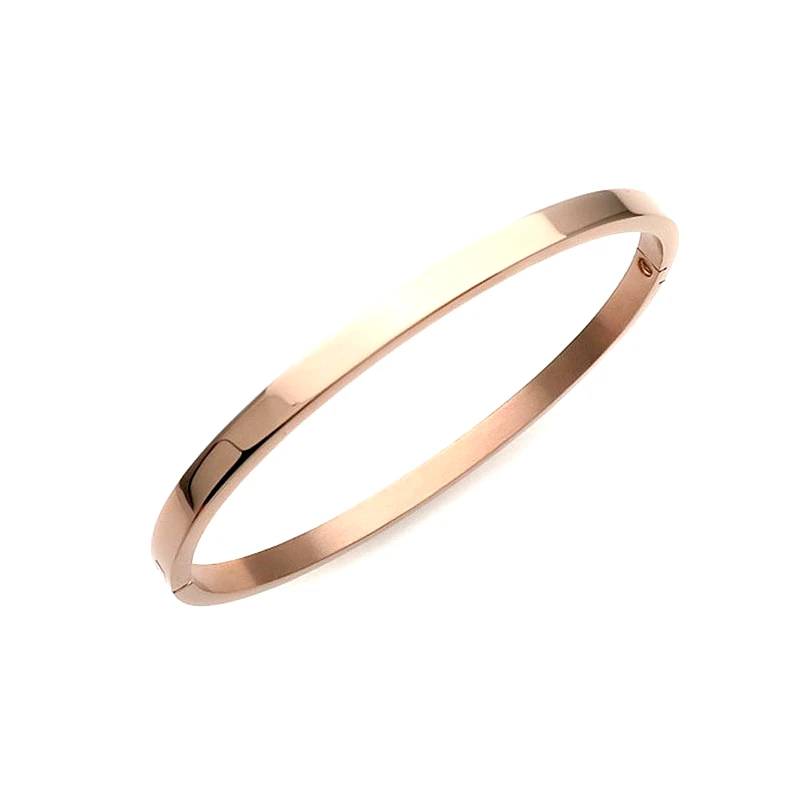 Asimenio Γυναικείο βραχιόλι από ατσάλι rose gold BG185