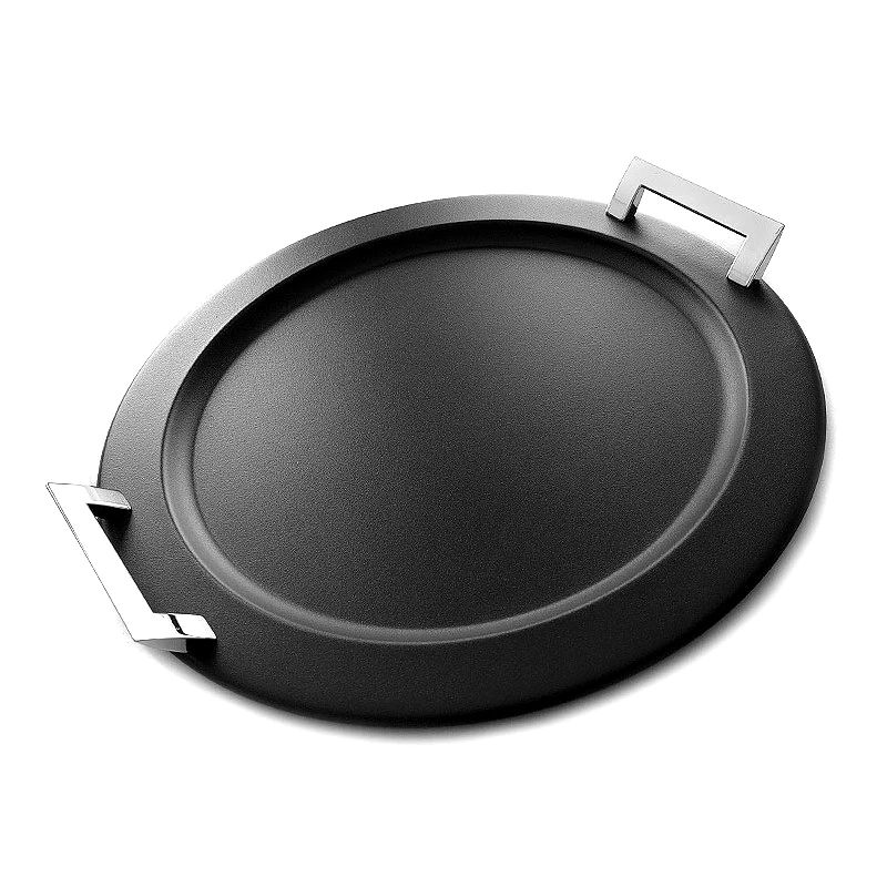 Asimenio Δίσκος γάμου Inox ανθρακί στρόγγυλος AG175