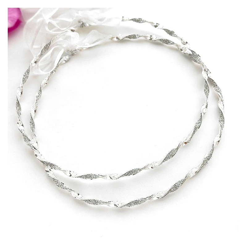 Ασημενια Στεφανα Γαμου με Swarovski ST143 φωτογραφία