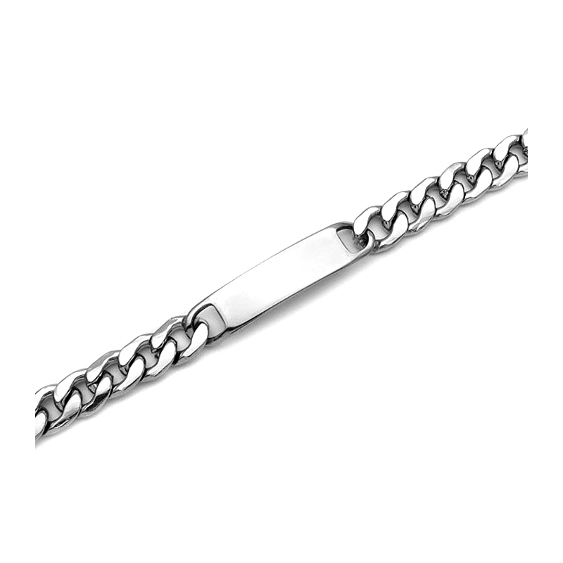 Asimenio Ανδρική ταυτότητα χεριού κλασική από ατσάλι BA177