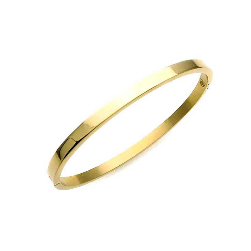 Asimenio Γυναικείο βραχιόλι από ατσάλι gold BG184