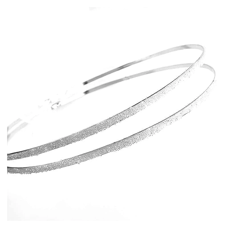 Asimenio Ασημένια Στέφανα Γάμου με Crystal Fabric ST225