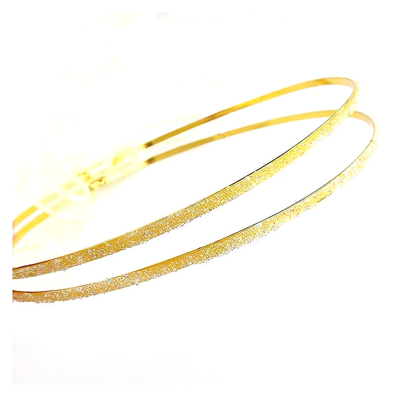 Asimenio Ασημένια Στέφανα Γάμου με Crystal Fabric επίχρυσα ST226