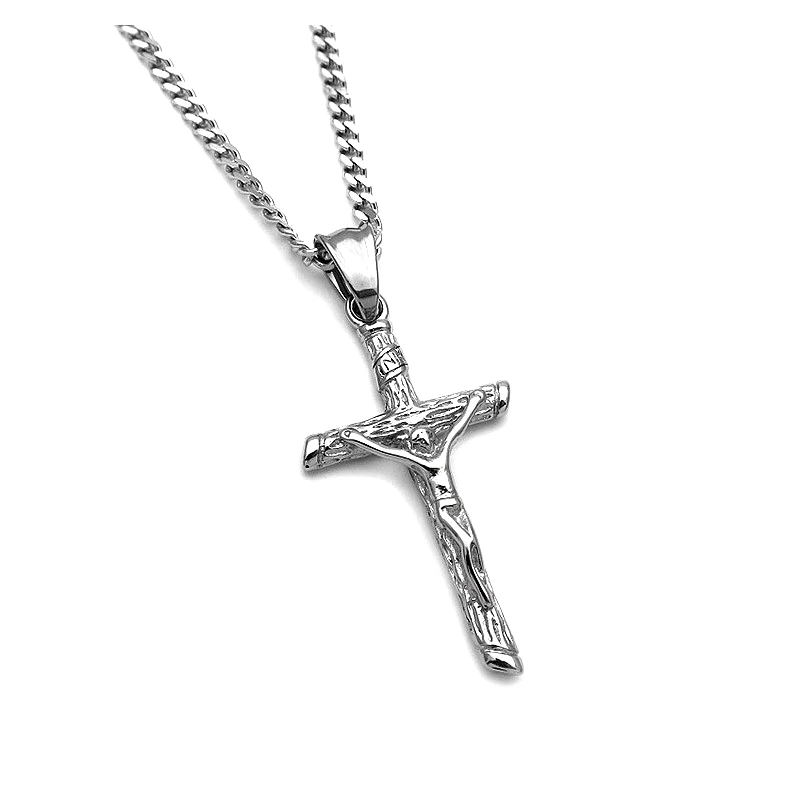 Asimenio Μοντέρνος Ανδρικός Σταυρός με αλυσίδα SA137