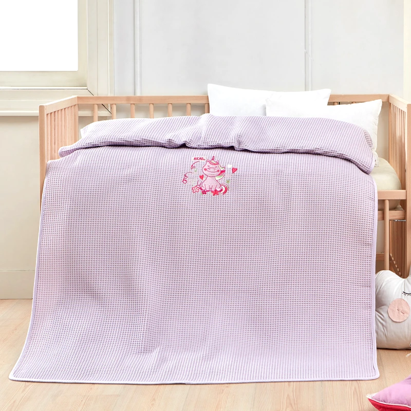 Beauty Home Κουβέρτα πικέ με κέντημα Art 5304 110X150 Λιλά Beauty Home