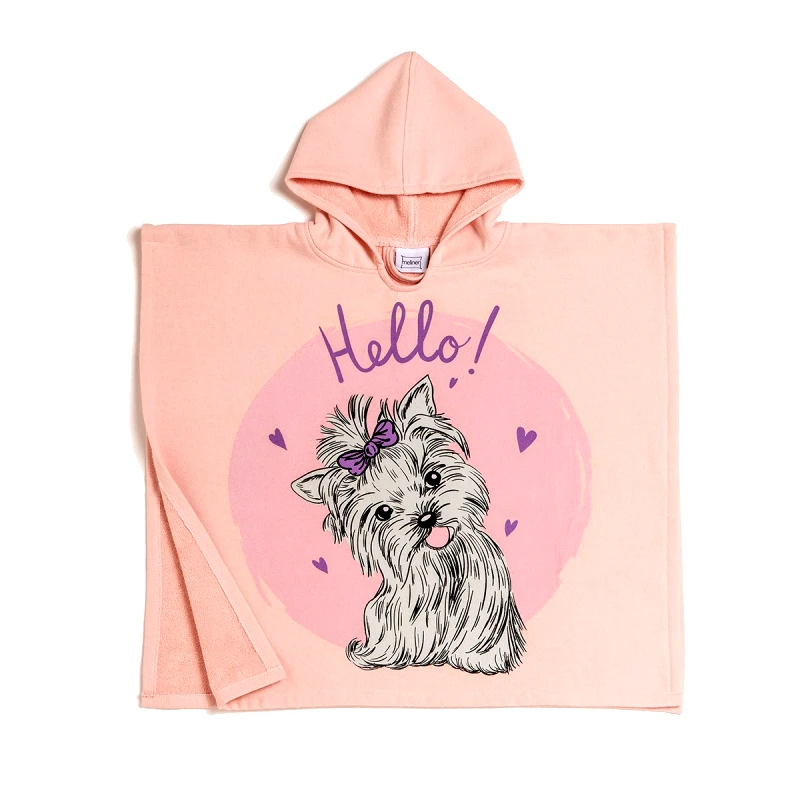 Melinen Home Melinen Home Παιδικο Ποντσο Θαλασσησ Puppy Pink 60Χ60