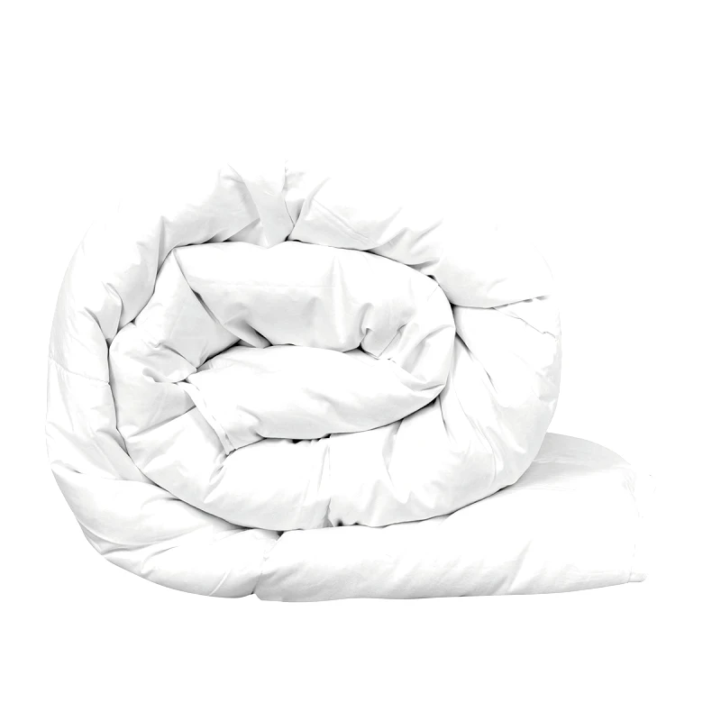 Beauty Home Παπλώματα πουπουλένια μονά (2τμχ) με Clip clap Art 4062 450gsm (300gsm+150gsm) 160x240 Λευκό Beauty Home