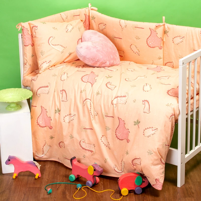 Melinen Home Melinen Home Πάντα Κούνιας 40x195 Baby Line Zoo Girl
