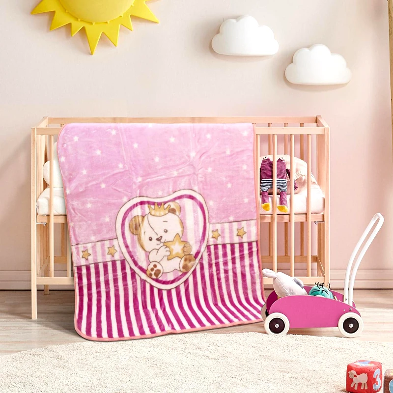 Beauty Home Κουβέρτα βρεφική Art 5255 110x140 Λιλά Beauty Home