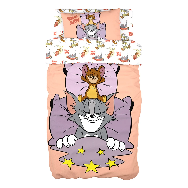 Beauty Home Σετ πάπλωμα μονό Art 6194 Tom and Jerry 160x240 Εμπριμέ Beauty Home
