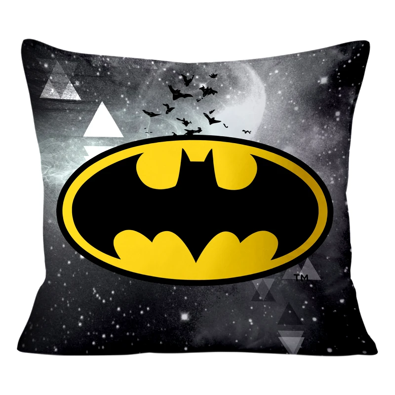 Beauty Home Μαξιλάρι με γέμιση Art 6184 Batman 40x40 Γκρι Beauty Home