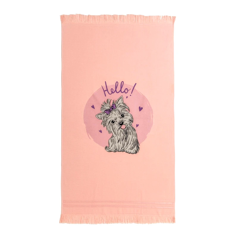 Melinen Home Melinen Home Παιδικη Πετσετα Θαλασσησ Puppy Pink 70Χ120