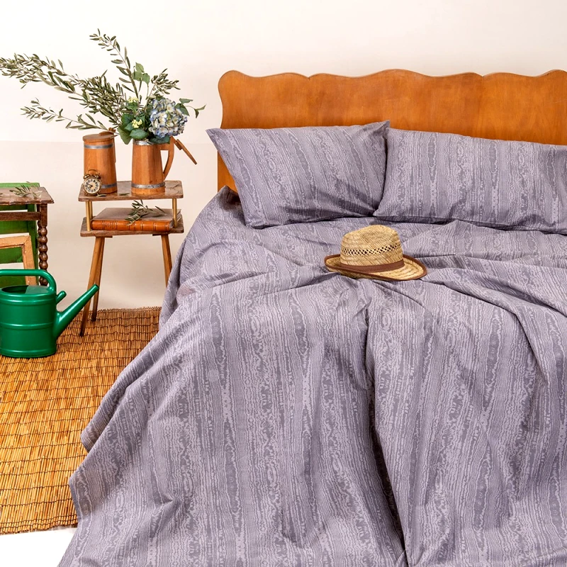 Melinen Home Melinen Home Σεντονι Μονο Mouare Grey Urban Line Mixology 170X270