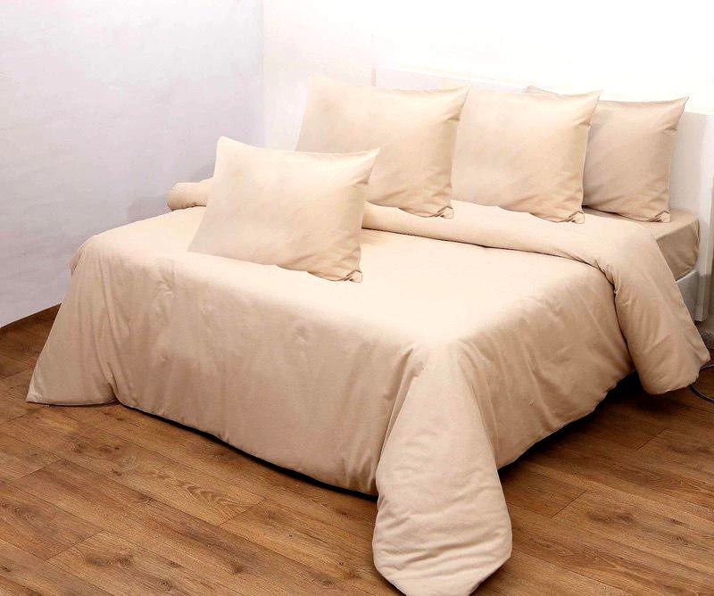 Viopros Viopros Σετ Παπλωματοθήκη Κούνιας 120x160 3100 Φανέλλα Μπεζ