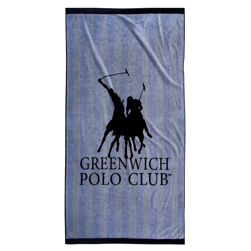 Greenwich Polo Club Greenwich Polo Club Πετσετα Θαλασσησ 90Χ180 3856 Γκρι Γκρι