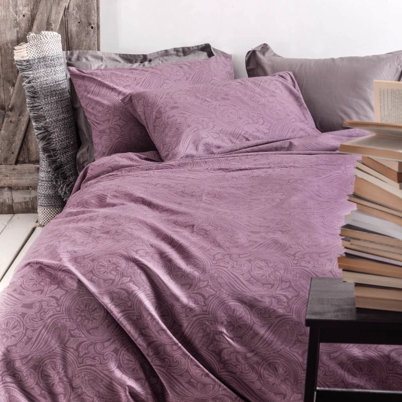 Rythmos Rythmos Charisma Μοβ - Σετ Παπλωματοθηκη Diva Υπερδιπλο (225Χ250)