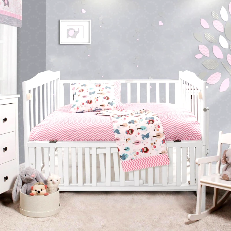Beauty Home Σετ σεντόνια βρεφικά Art 5178 120x160 Ροζ Beauty Home