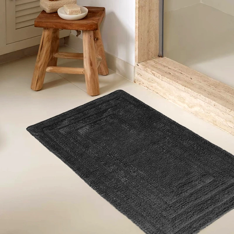 Melinen Home Melinen Home Πατακι Μπανιου Max Dark Grey 70Χ120