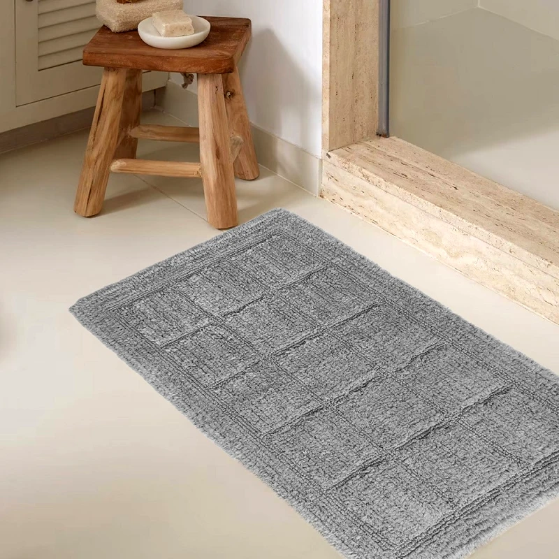 Melinen Home Melinen Home Πατακι Μπανιου Dante Light Grey 50Χ80