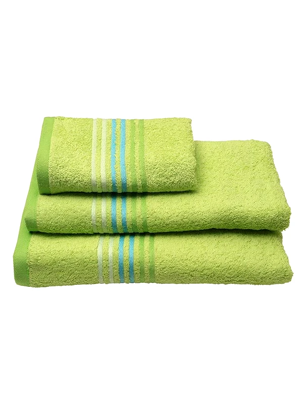 Sunshine Sunshine Πετσέτα πενιέ Stripes Green Προσώπου (50x100)