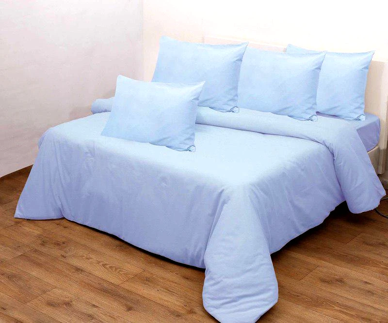 Viopros Viopros Σετ Σεντόνια Λίκνου 80x100 3100 Φανέλλα Σιέλ